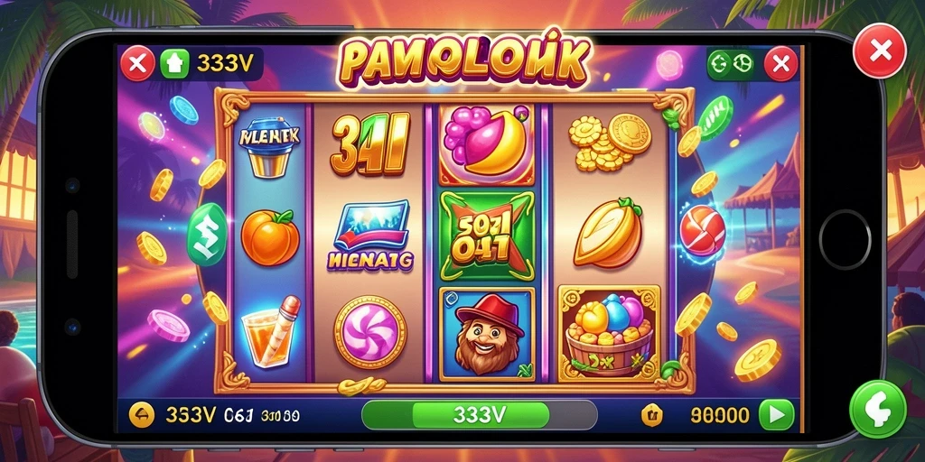 Tampilan screenshot 333V yang menunjukkan gameplay Slot yang seru.