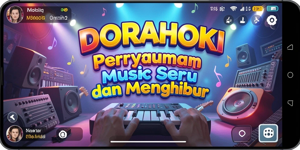 Tampilan gameplay DORAHOKI yang menarik dan penuh warna.