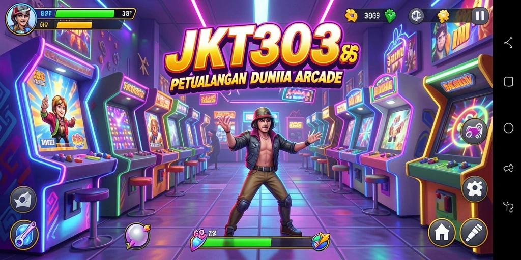 Tangkapan layar menunjukkan aksi seru di <strong>JKT303</strong> dalam permainan arcade.