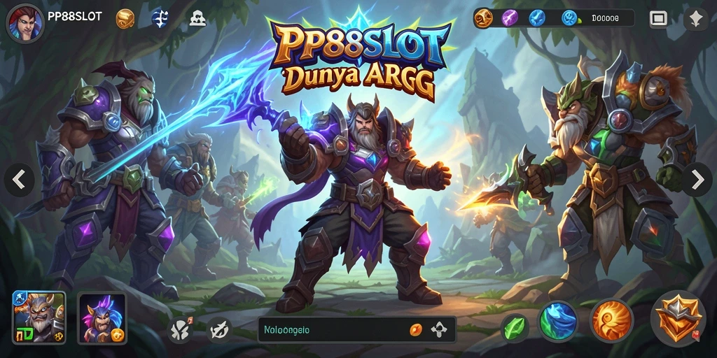 Gambar menunjukkan gameplay seru di dunia ARPG PP88SLOT.